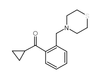 CYCLOPROPYL 2-(THIOMORPHOLINOMETHYL)PHENYL KETONE图片