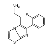 2-[6-(2-Fluorophenyl)imidazo[2,1-b][1,3]thiazol-5-yl]ethanamine结构式