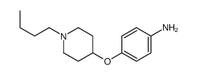 4-(1-butylpiperidin-4-yl)oxyaniline结构式