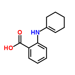 2-(cyclohex-1-enylamino)benzoic acid结构式