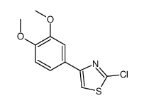 2-CHLORO-4-(3,4-DIMETHOXYPHENYL)THIAZOLE结构式