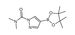 N,N-dimethyl-4-(4,4,5,5-tetramethyl-1,3,2-dioxaborolan-2-yl)pyrazole-1-carboxamide图片