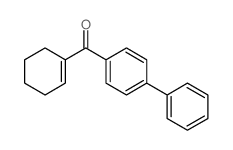 1-cyclohexenyl-(4-phenylphenyl)methanone结构式