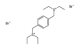 [4-(diethylsulfoniomethyl)phenyl]methyl-diethylsulfanium,dibromide结构式