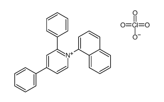 1-naphthalen-1-yl-2,4-diphenylpyridin-1-ium,perchlorate Structure