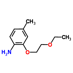 2-(2-Ethoxyethoxy)-4-methylaniline结构式