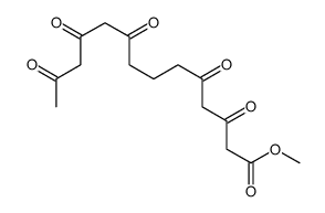 methyl 3,5,9,11,13-pentaoxotetradecanoate结构式