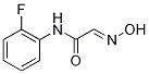 acetamide, N-(2-fluorophenyl)-2-(hydroxyimino)-, (2E)- structure