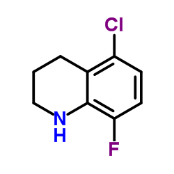 5-Chloro-8-fluoro-1,2,3,4-tetrahydroquinoline Structure