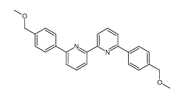 6,6'-bis(4-(methoxymethyl)phenyl)-2,2'-bipyridine Structure