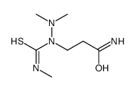 3-[dimethylamino(methylcarbamothioyl)amino]propanamide Structure