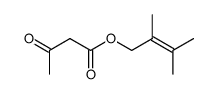 acetoacetic acid-(2,3-dimethyl-but-2-enyl ester) Structure