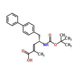 (2E,4S)-5-[1,1'-Biphenyl]-4-yl-4-[[(1,1-dimethylethoxy)carbonyl]amino]-2-methyl-2-pentenoicacid picture