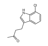 4-(7-chloro-1H-indol-3-yl)butan-2-one Structure