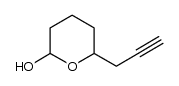 6-(prop-2-yn-1-yl)tetrahydro-2H-pyran-2-ol Structure