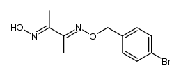 biacetyl O-(4-bromobenzyl) dioxime Structure