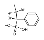 erythro-1-phenyl-1,2-dibromopropylphosphonic acid Structure