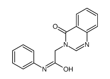 2-(4-oxoquinazolin-3-yl)-N-phenylacetamide Structure