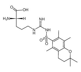 NG-2,2,5,7,8-pentamethylchroman-6-sulfonyl-L-arginine Structure