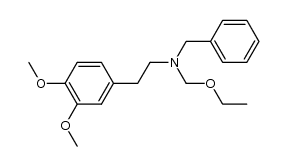 N-benzyl-2-(3,4-dimethoxyphenyl)-N-(ethoxymethyl)ethanamine Structure