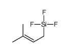 trifluoro(3-methylbut-2-enyl)silane Structure