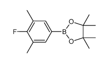 2-(4-fluoro-3,5-dimethylphenyl)-4,4,5,5-tetramethyl-1,3,2-dioxaborolane Structure