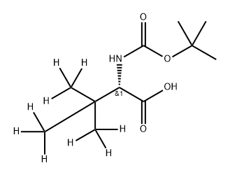 N-Boc-L-tert-leucine-d9 Structure