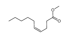 4-Decenoic acid methyl ester Structure