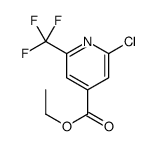 2-氯-6-(三氟甲基)异烟酸乙酯结构式