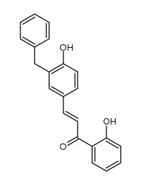 3-benzyl-2',4-dihydroxychalcone Structure