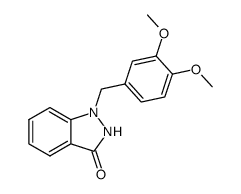 1-(3,4-dimethoxy-benzyl)-1,2-dihydro-indazol-3-one Structure