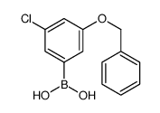 (3-(BENZYLOXY)-5-CHLOROPHENYL)BORONIC ACID Structure