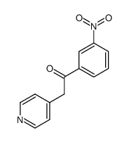 1-(3-nitro-phenyl)-2-pyridin-4-yl-ethanone Structure