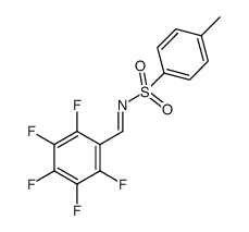 4-methyl-N-((perfluorophenyl)methylene)benzenesulfonamide结构式