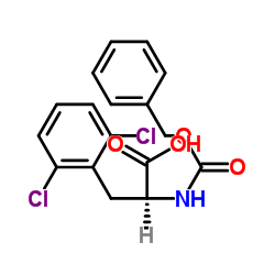 Cbz-2,6-Dichloro-L-Phenylalanine结构式