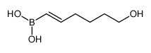 (E)-6-HYDROXY-1-HEXENYLBORONIC ACID structure