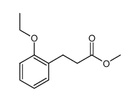 methyl 3-(2-ethoxyphenyl)propionate结构式