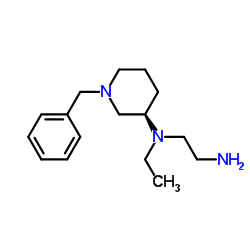 N-[(3R)-1-Benzyl-3-piperidinyl]-N-ethyl-1,2-ethanediamine Structure