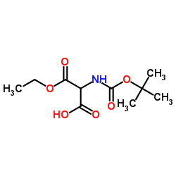 2-((tert-Butoxycarbonyl)amino)-3-ethoxy-3-oxopropanoic acid picture