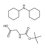 dicyclohexylammonium Boc-glycinate Structure