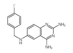 2,4,6-Quinazolinetriamine,N6-[(4-fluorophenyl)methyl]- picture