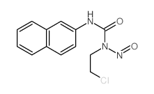 1-(2-chloroethyl)-3-naphthalen-2-yl-1-nitroso-urea结构式