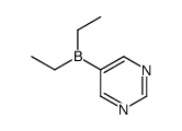 Pyrimidine, 5-(diethylboryl)- (9CI)结构式