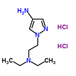 1-[2-(Diethylamino)ethyl]-1H-pyrazol-4-amine dihydrochloride structure