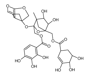 galloyloxypaeoniflorin structure