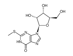 S-methyl-2-thio-xanthosine Structure