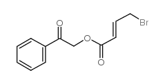 phenacyl 4-bromobut-2-enoate structure