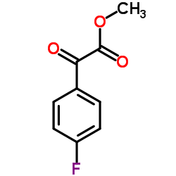 methyl (p-fluorobenzoyl)formate Structure