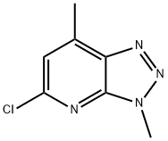 5-chloro-3,7-dimethyl-3h-[1,2,3]triazolo[4,5-b]pyridine(wxc07598) structure