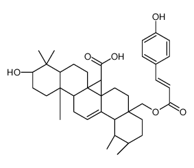 (3beta,28(Z))-3-Hydroxy-28-((3-(4-hydroxyphenyl)-1-oxo-2-propenyl)oxy) urs-12-en-27-oic acid picture